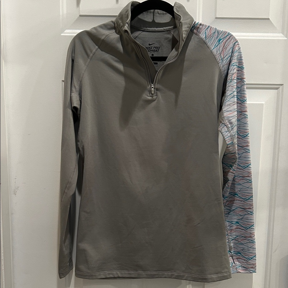 Nike Pro Combat with Patterned Sleeve Dry fit
